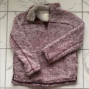 Altar’d State Purple Sherpa Sweater